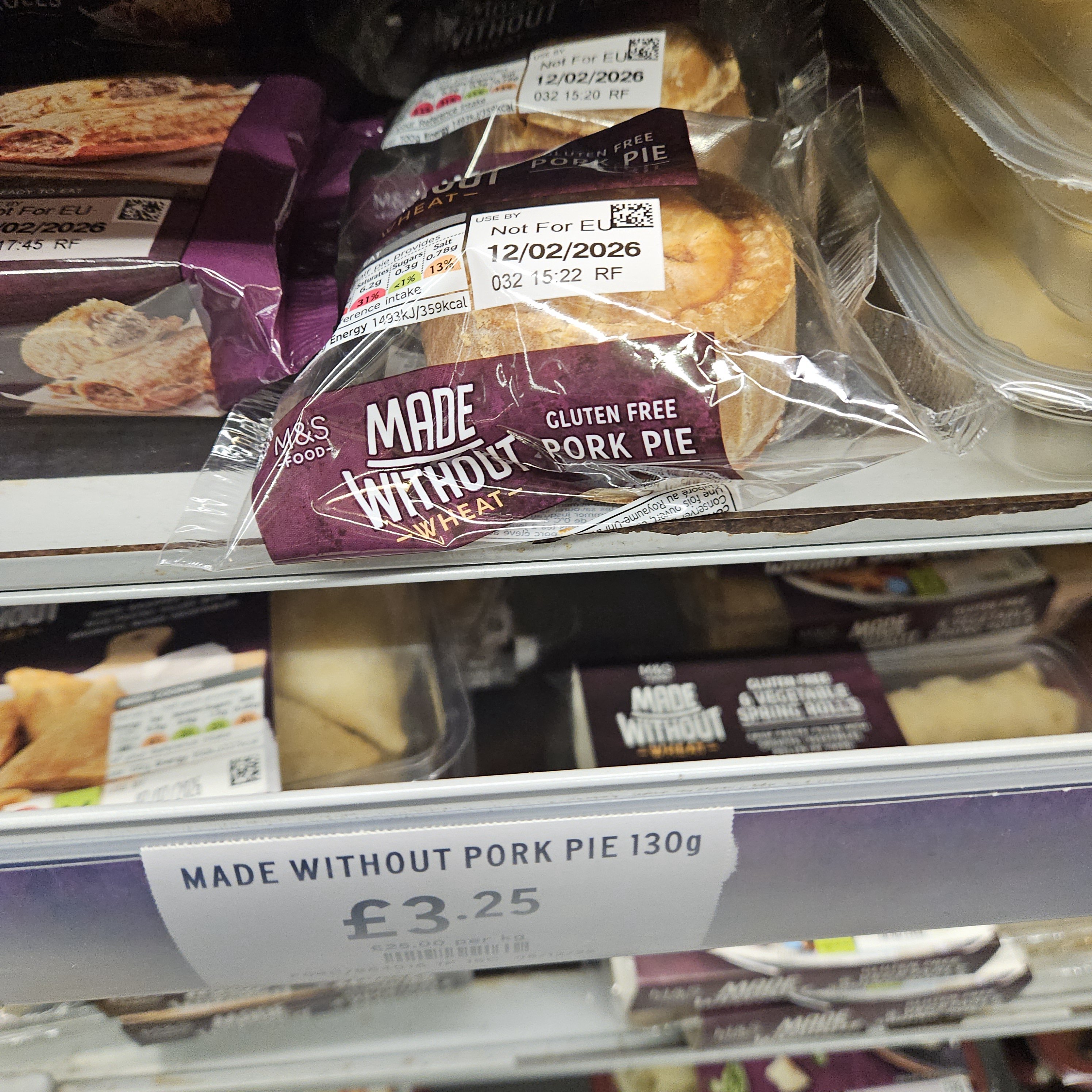 Dairy Free Gluten Free M&S Prescot